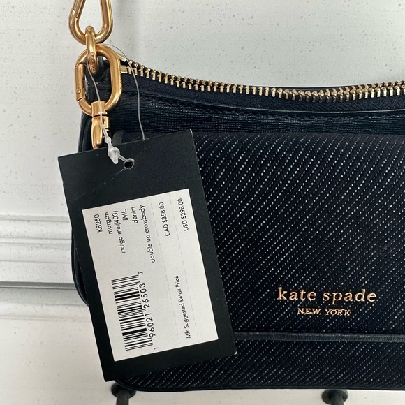Kate Spade Morgan Denim Double Up Crossbody - Picture 8 of 9